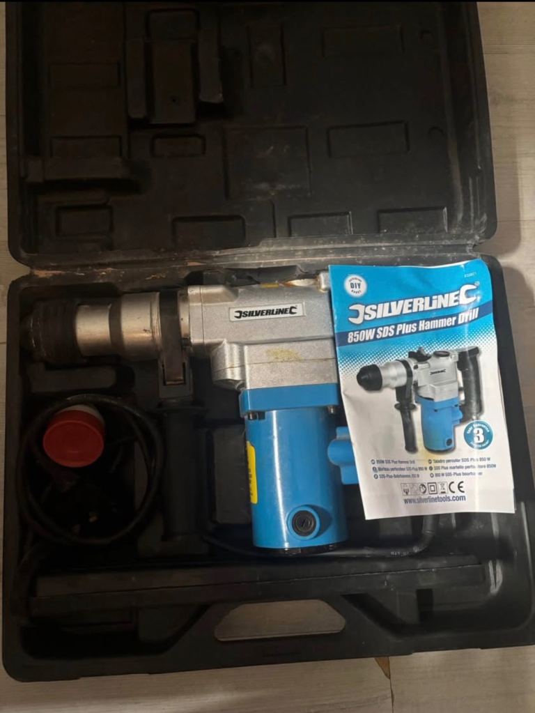 Silverline 850W SDS Plus Hammer Drill – As Good As New