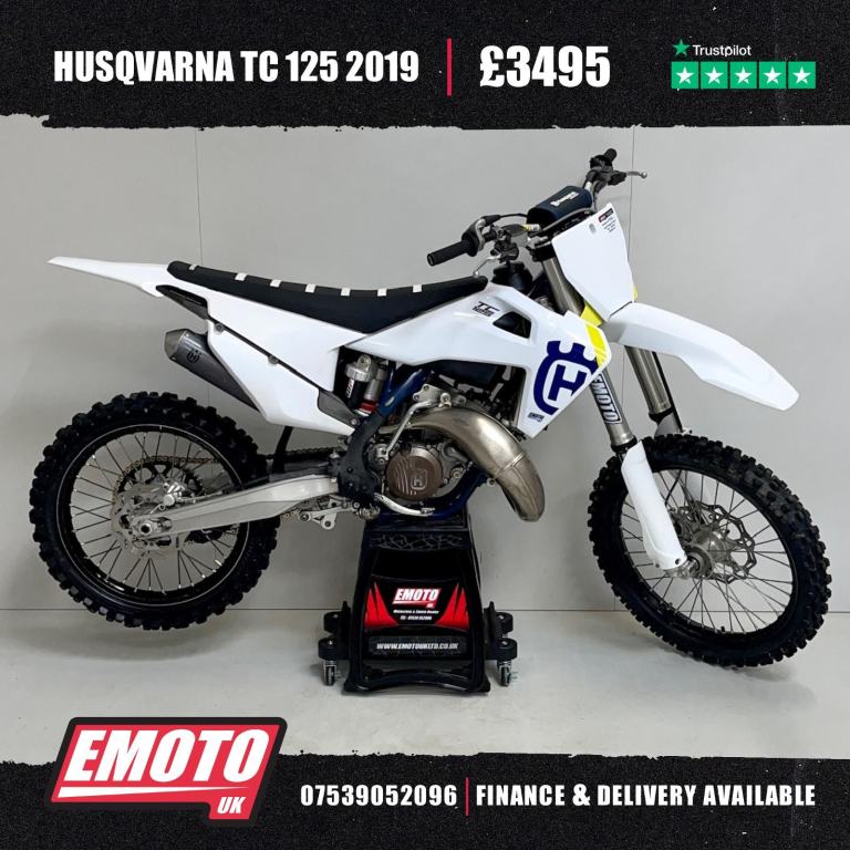 HUSQVARNA TC 125 2019 Motocross Bike 125cc SX @EmotoUK - Finance Available 