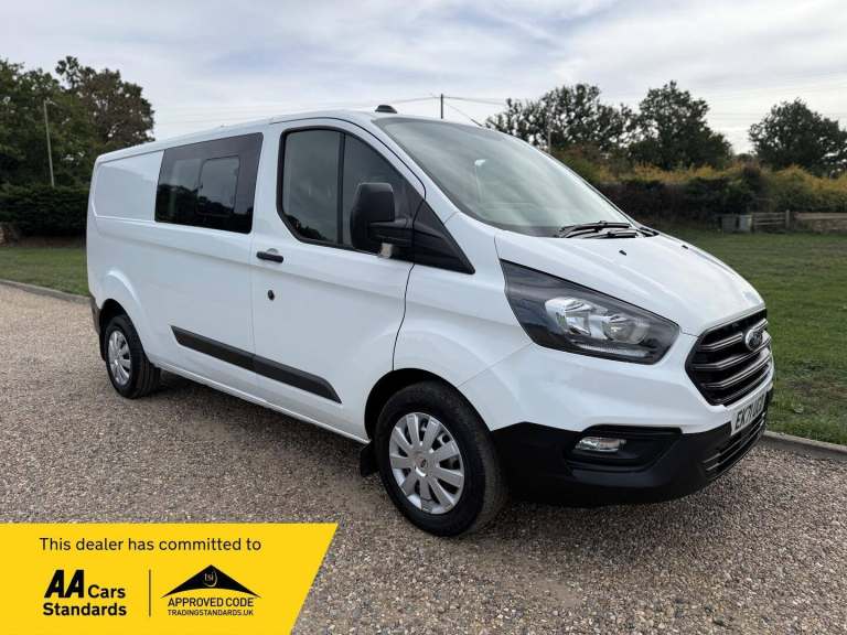 2021 Ford Transit Custom 2.0 EcoBlue 130ps Low Roof D/Cab Leader Van PANEL VAN DIESEL Manual