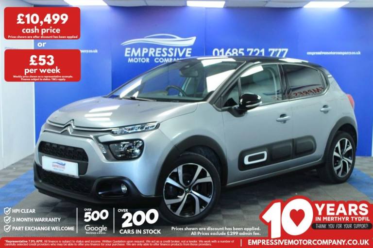 2022 22 CITROEN C3 1.5 BLUEHDI SHINE PLUS HATCHBACK 5DR DIESEL MANUAL EURO 6 (S/