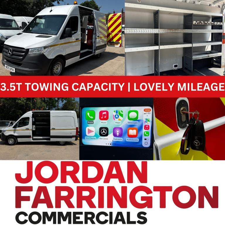 2022 71reg MERCEDES SPRINTER 316 2.1 RWD MWB WORKSHOP VAN 3.5 TON TOW CAPACITY