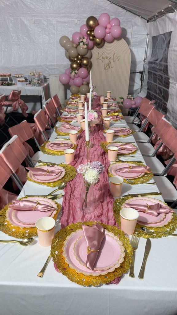 Table and chairs to hire available , marquee hire available 