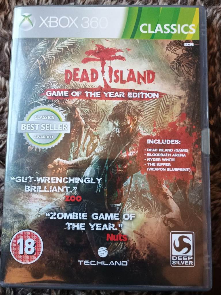 Xbox 360 Dead Island game of the year 