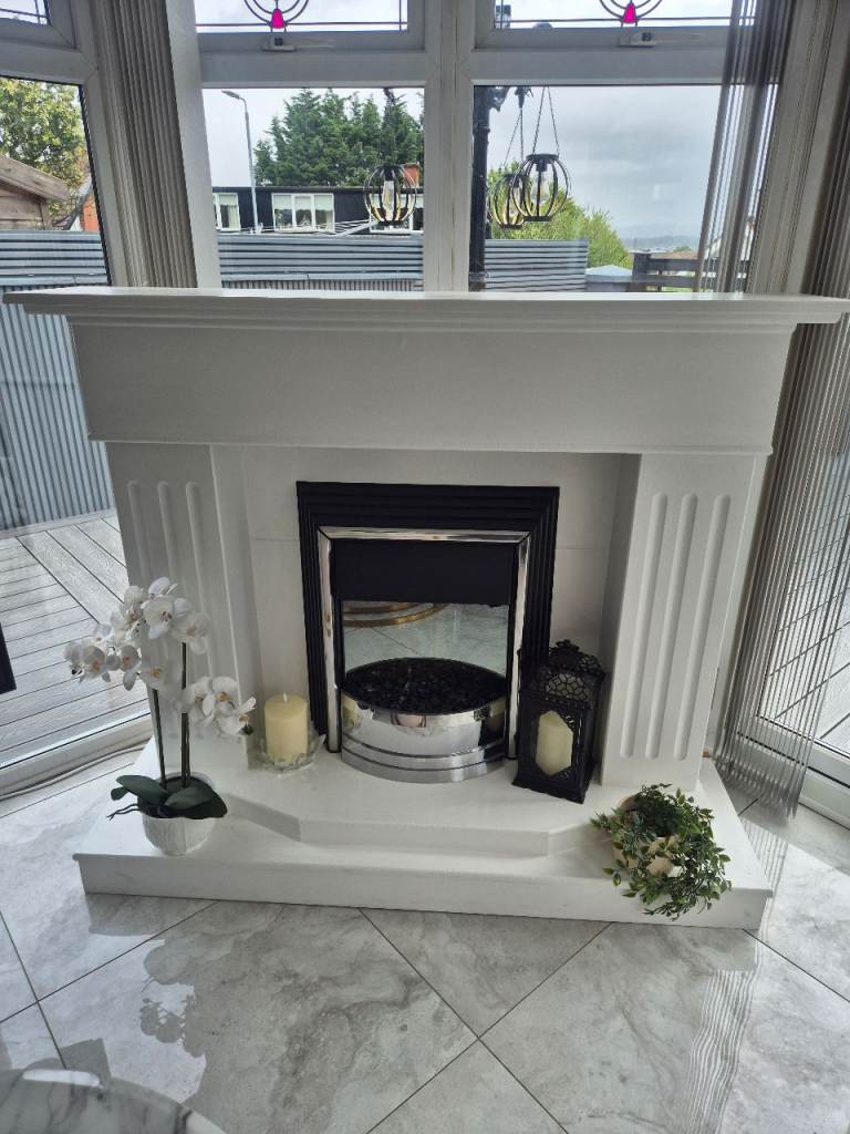 Fire surround & Fire insert with lights