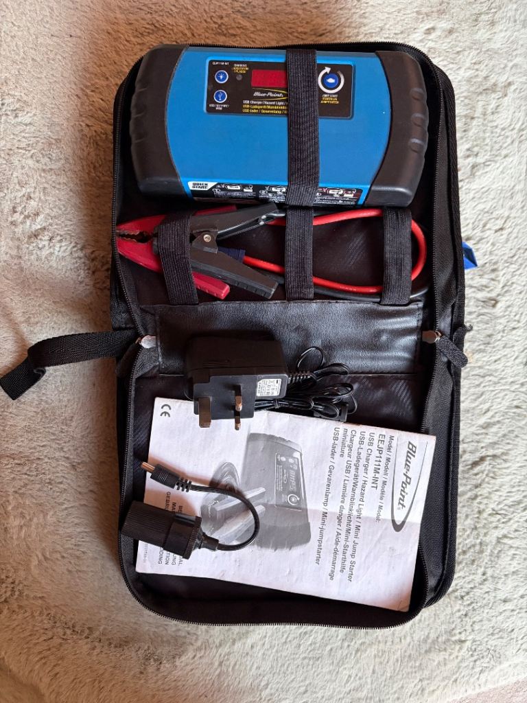 Blue-point mini jump starter