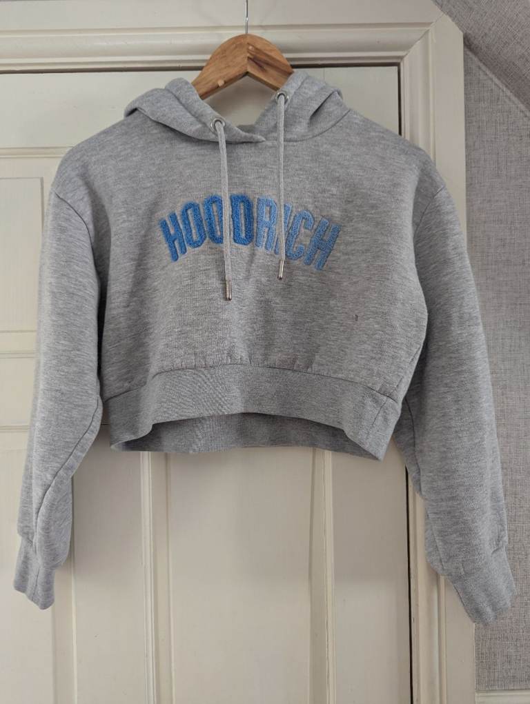 Ladies cropped hoodrich hoodie 