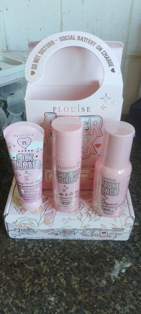 P Louise After Dark skincare set 
