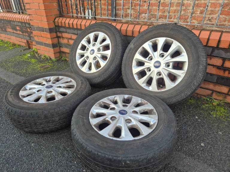 🌟Genuine Ford transit 16 inch Alloy Wheels 5x160 with MATCHING TYRES 7M++