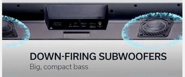 Denon DHT-S216 Sound Bar: Powerful down-facing bass sub whoofers, bluetooth, remote control... 