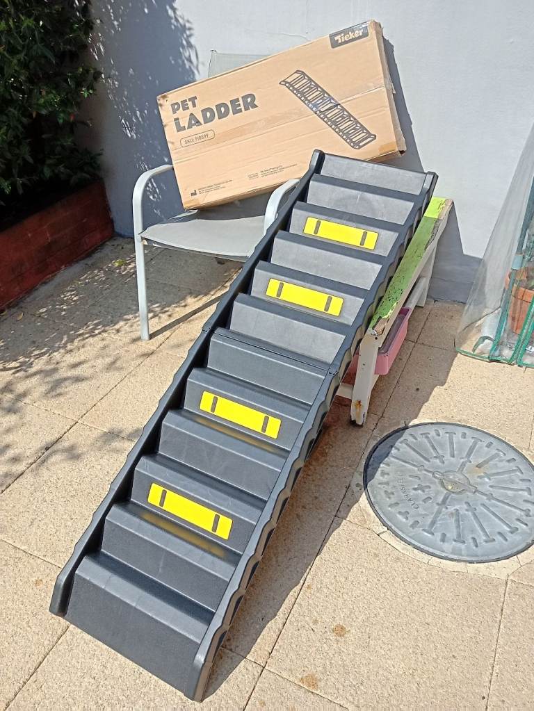 FOLDING DOG RAMP/STEPS 