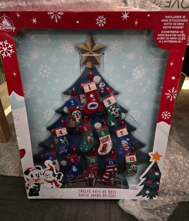Disney Twelve Days of Keys Advent Calendar – New, Boxed