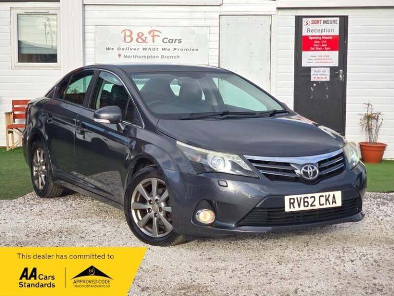 2012 Toyota Avensis 2.0 D-4D T Spirit Euro 5 4dr SALOON Diesel Manual