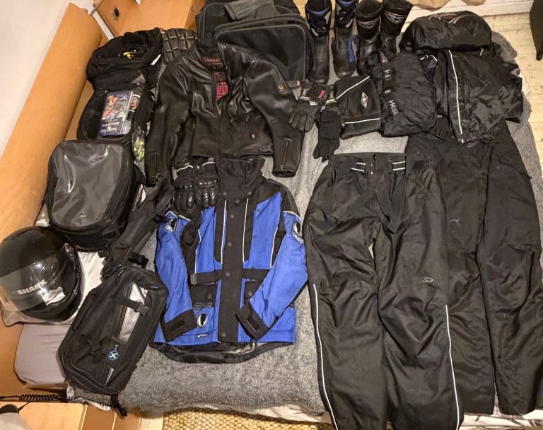 Motorcycle clothing and touring essentials