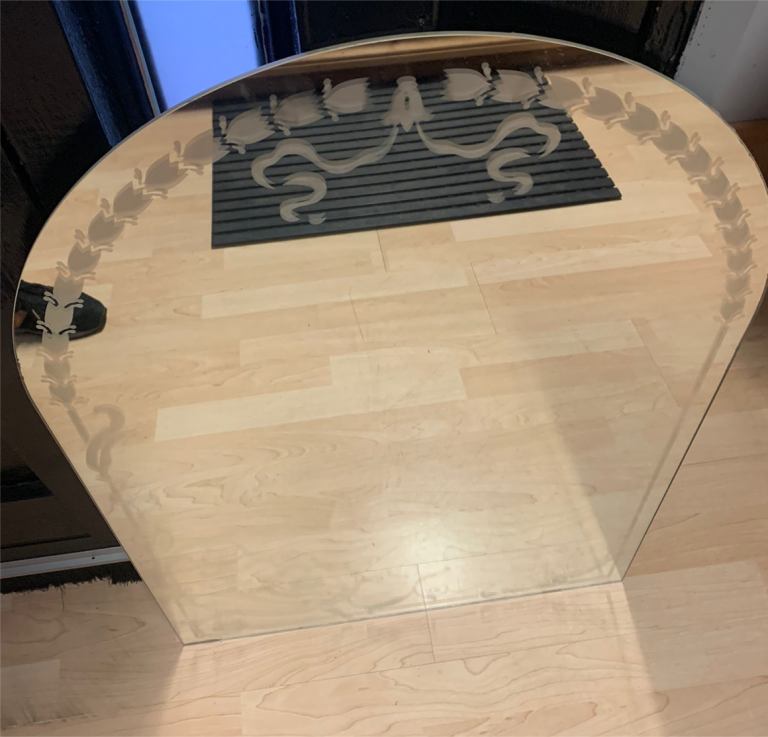 Arch Etched Mirror 30x21 inches 🪞 