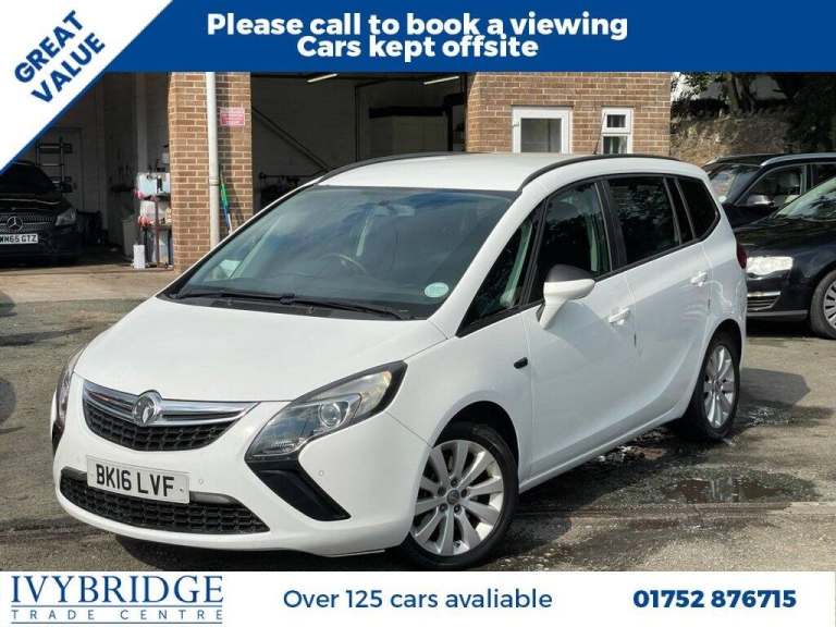2016 16 VAUXHALL ZAFIRA TOURER 2.0 CDTI DESIGN MPV 5DR DIESEL AUTO EURO 6 (170 P
