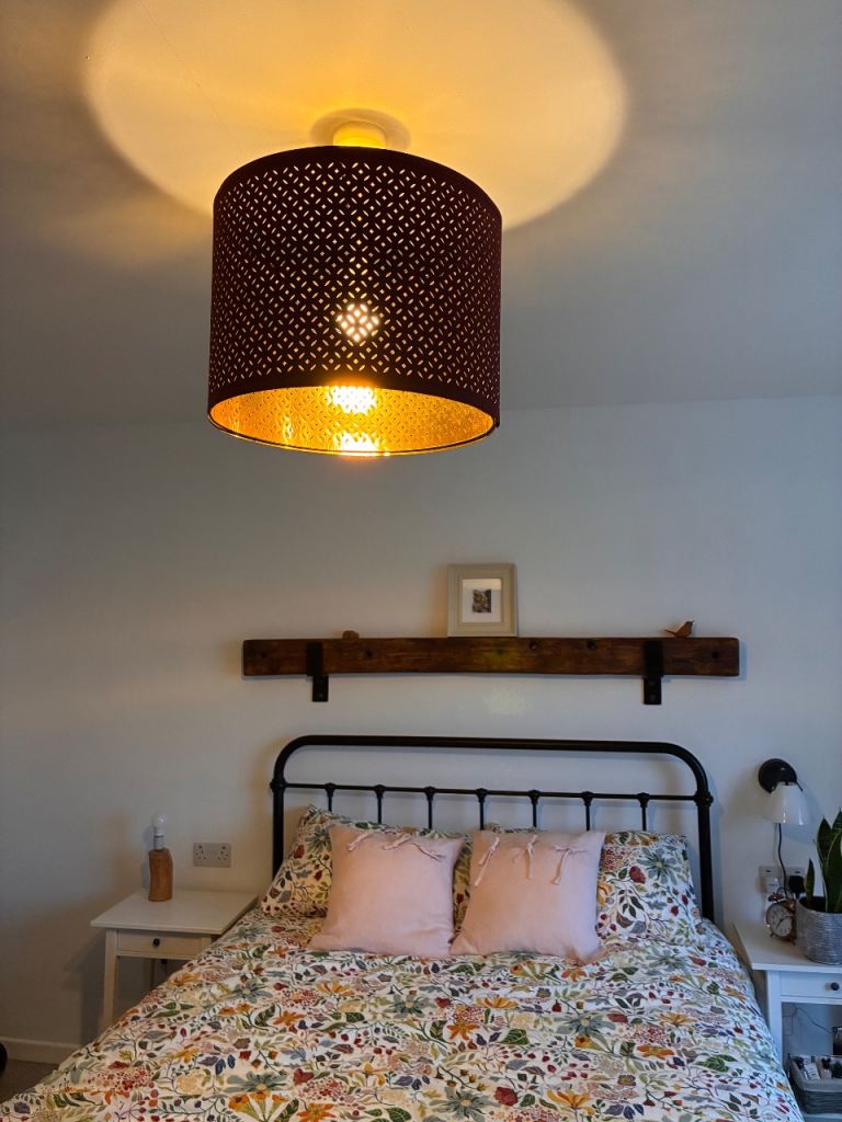 Burgundy Large Lamp Shade - 44cm x 33cm