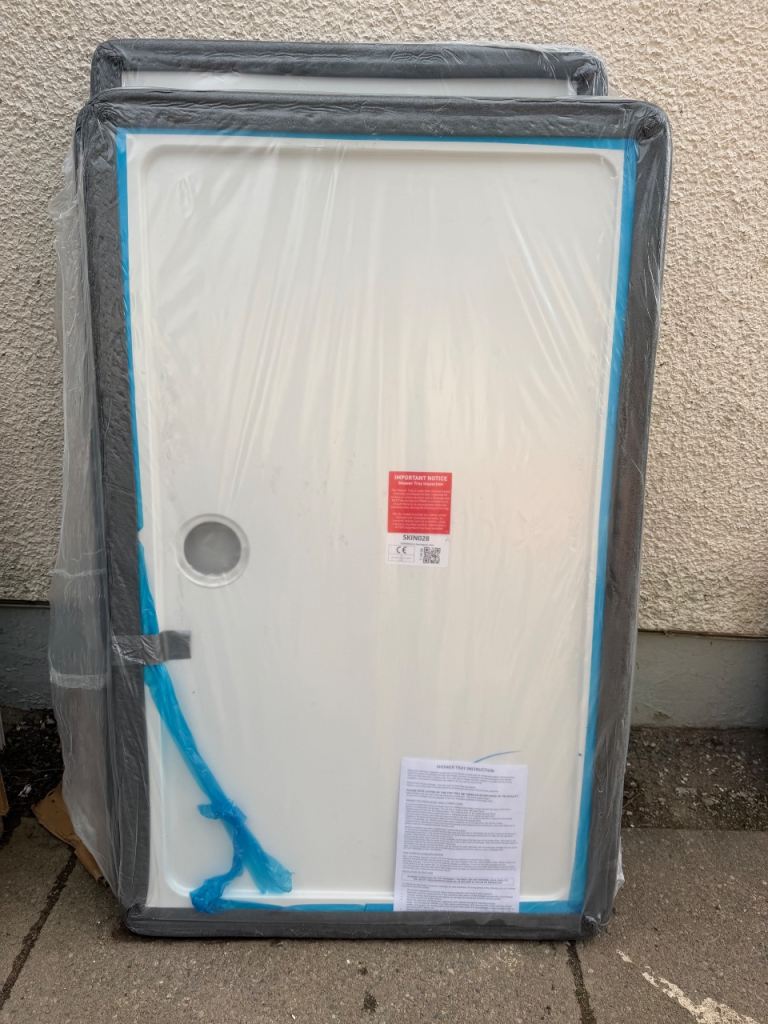 New Pearl stone shower tray. 1300 x 800