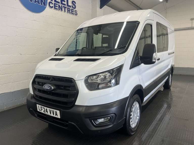 2024 Ford Transit 2.0 350 EcoBlue Trend Crew Van Double Cab 5dr Diesel Manual L3 H2 Euro 6 (s Com...