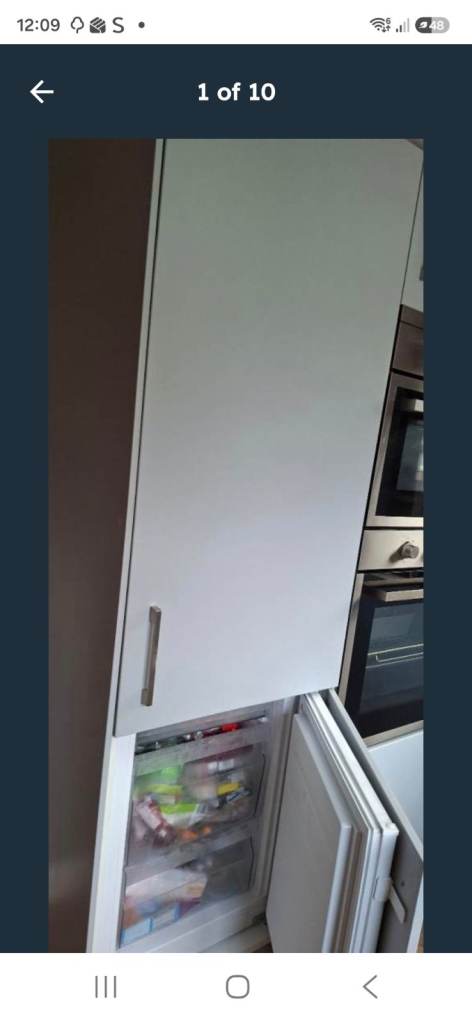 Grey Wood Kitchen Units - Like New Condition