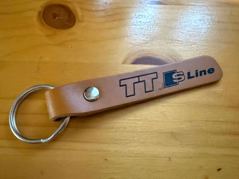 TT S Line leather key ring
