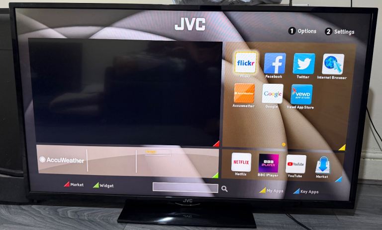 JVC smart tv 50” 