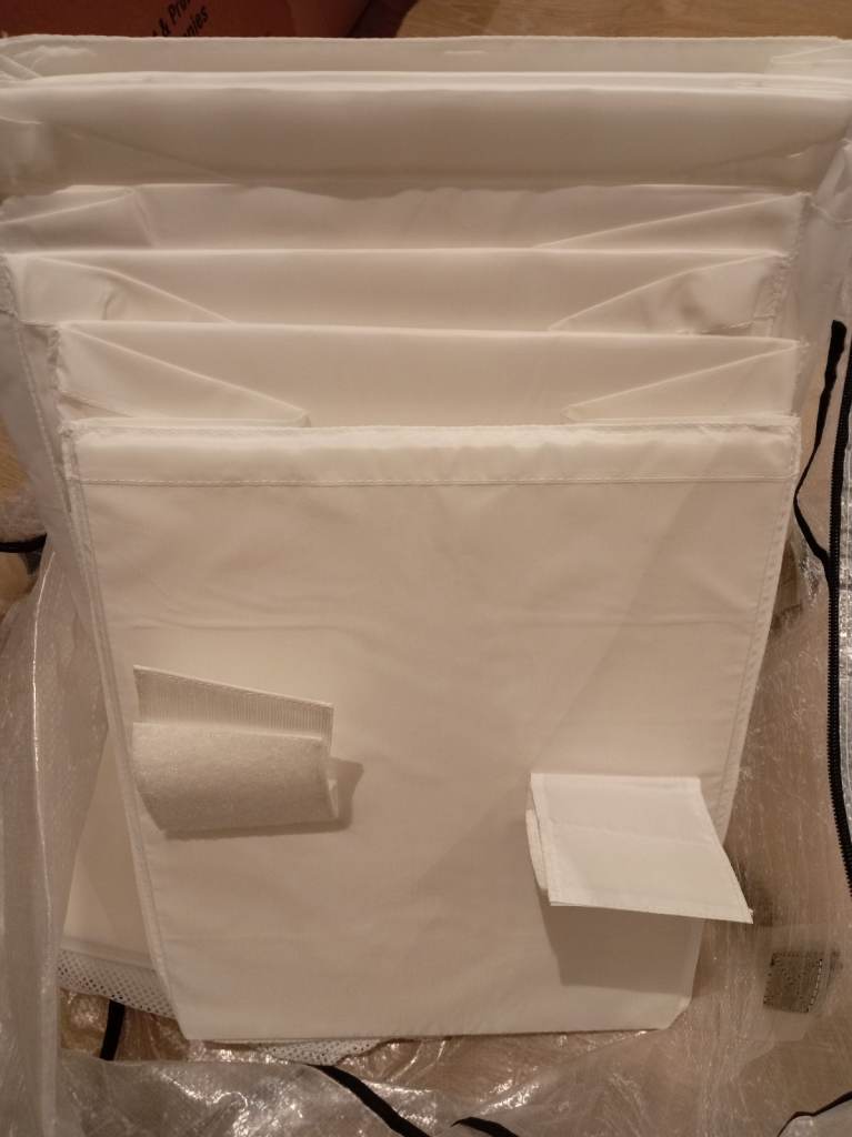 2 pcs Ikea hanging clothes organisers