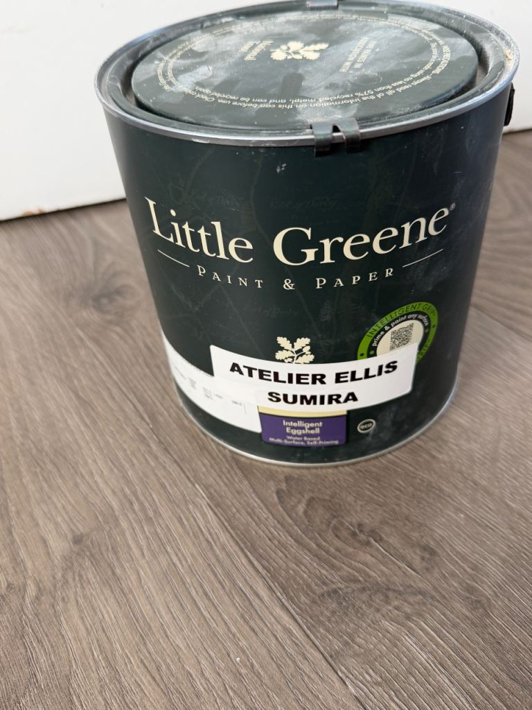 Little Greene Intelligent Eggshell Paint – Atelier Ellis Sumira – Brand New & Full