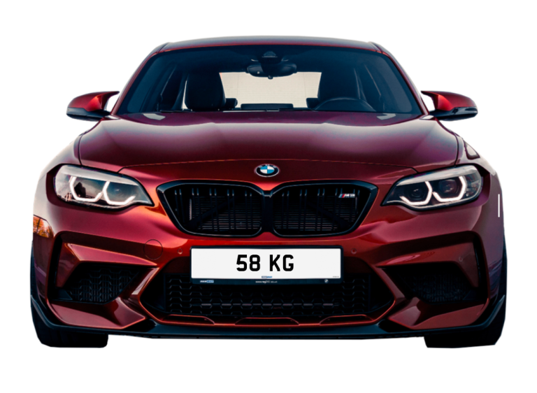 58 KG cherished number plate personalised private registration 
