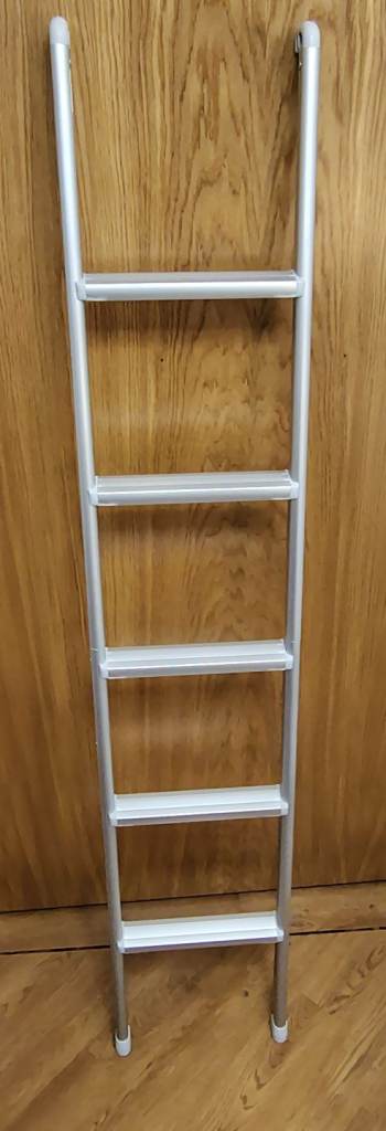 Camper van 2 section ladder to access pop top