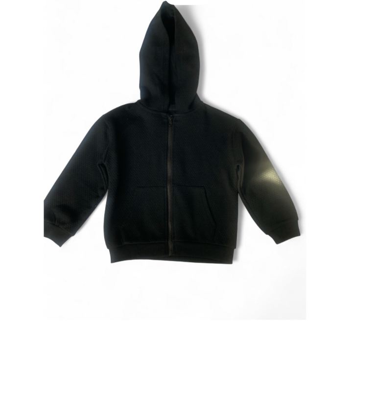 Black Zip-Up Hoodie 