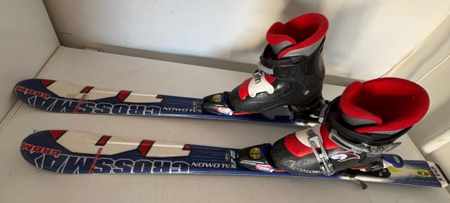 Salomon Crossmax Skis with Boots – Good Condition, £25.00 for Sale