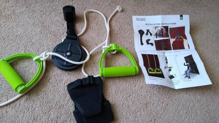 Shoulder Arm Exercise Pulley System - over door - For Stretching/Exercise/Physio