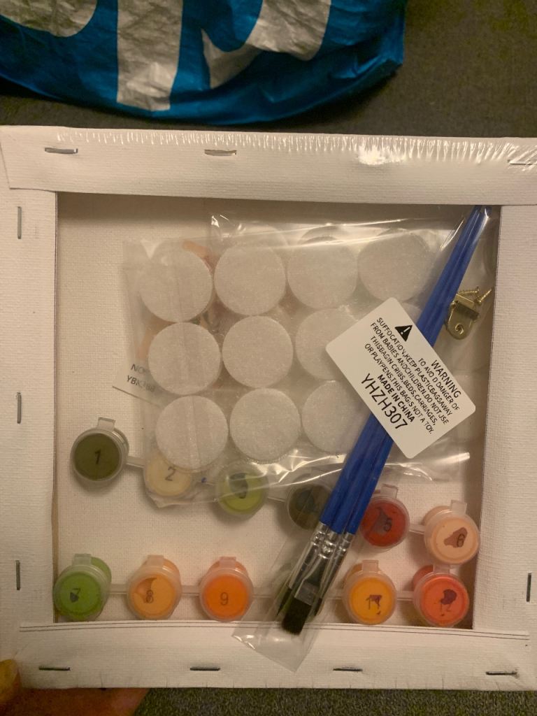 Fruit painting by numbers 4x canvas