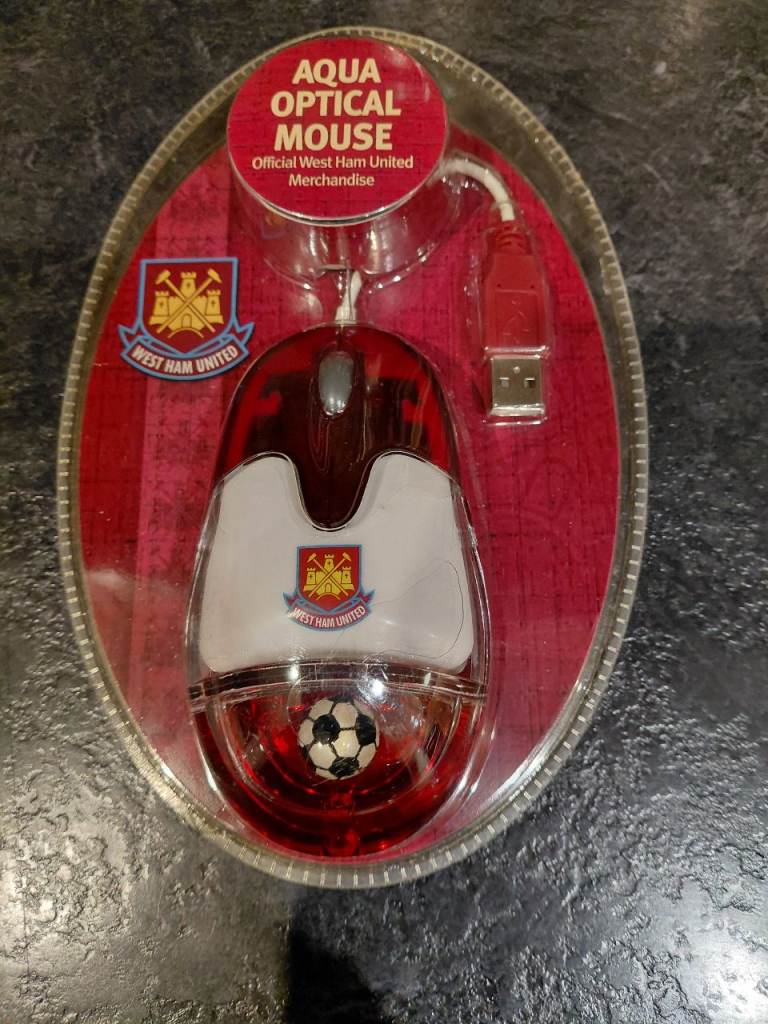 NEW West Ham United Aqua Optical Mouse - Official Merchandise, £16.00 ...