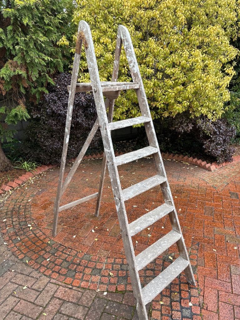 Old decorators Step Ladder, Display Unit
