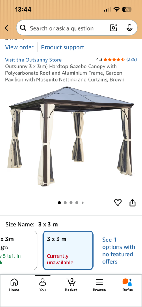 All year round gazebo