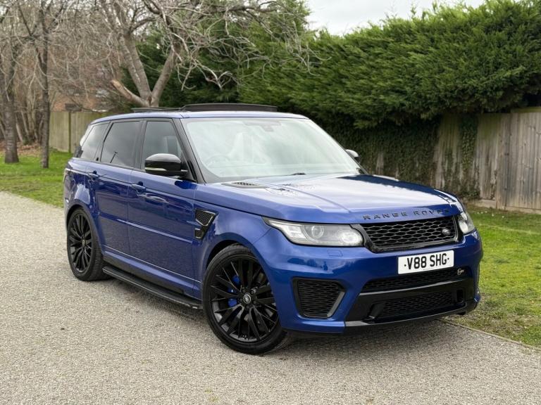 2016 [16] LAND ROVER RANGE ROVER SPORT SVR 5.0 PETROL V8 AUTO SUV BLUE 99K FSH