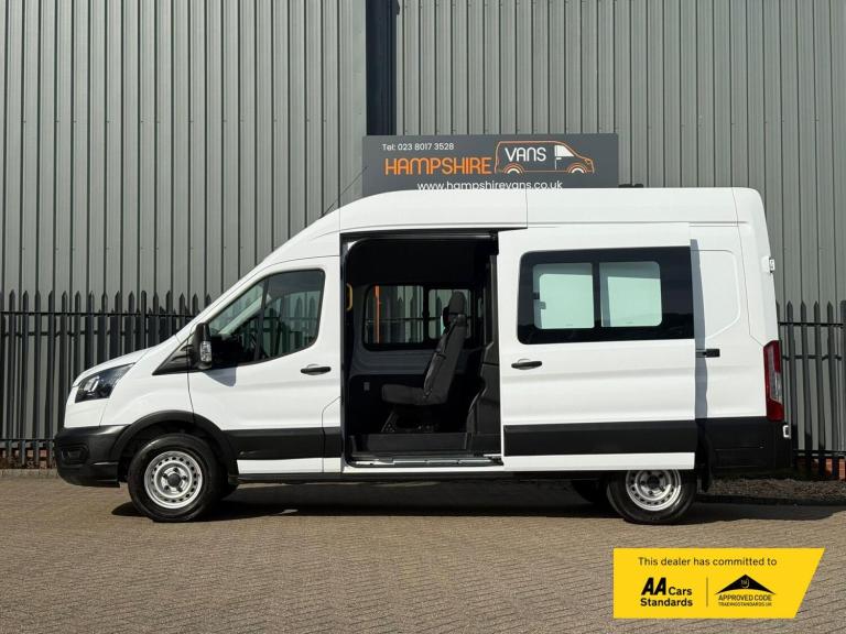 2021 Ford Transit 2.0 350 EcoBlue Leader Crew Van Double Cab 6dr Diesel Manual RWD L3 H3 Euro Com...