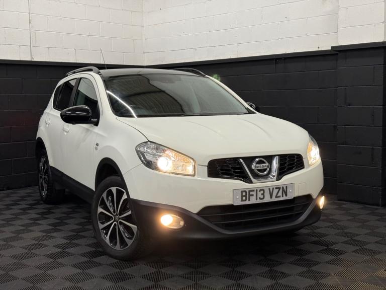 2013 13 NISSAN QASHQAI 360 1.6 PETROL MANUAL WHITE 1 OWNER FROM NEW