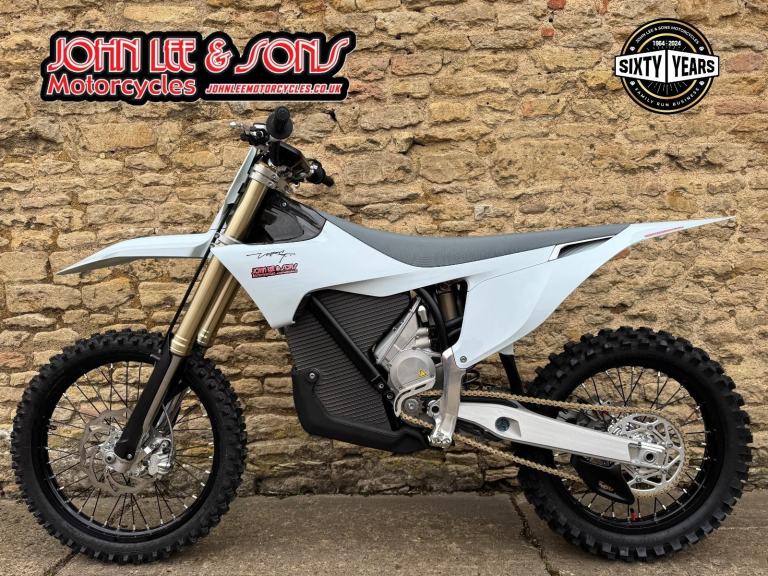 Stark Varg MX 1.2 Motocross Bike 60HP, White, New 2026 Model, In Stock & Ready