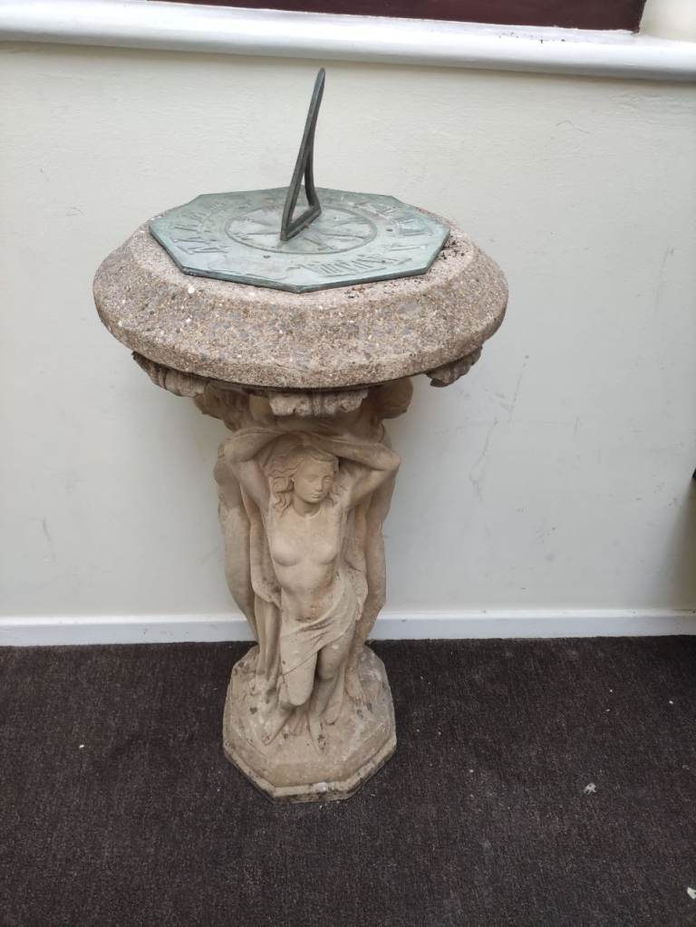 Ornate Stone Sundial 