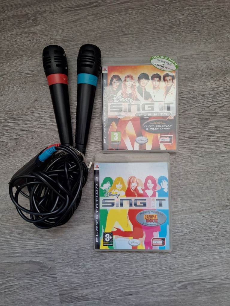 Microphone set with 2 discs.