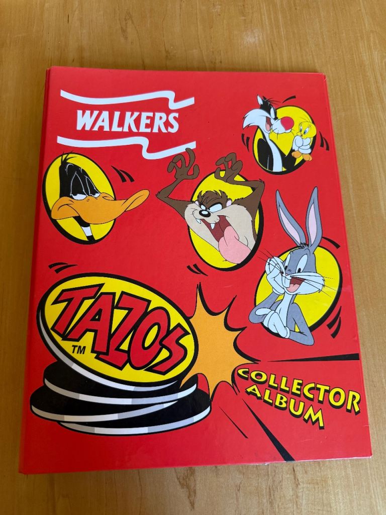 Walkers Tazos Collector Album with Tazos