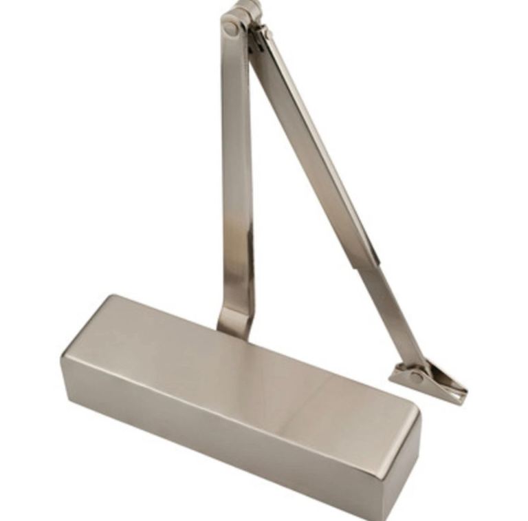 3 x Eclipse Door Closer EN2-4 Power Adjustable & Backcheck Satin Nickel Fire Doors