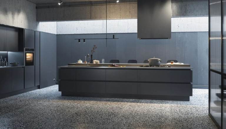 Brand New WREN Kitchen MILANO PENCIL GREY wall unit