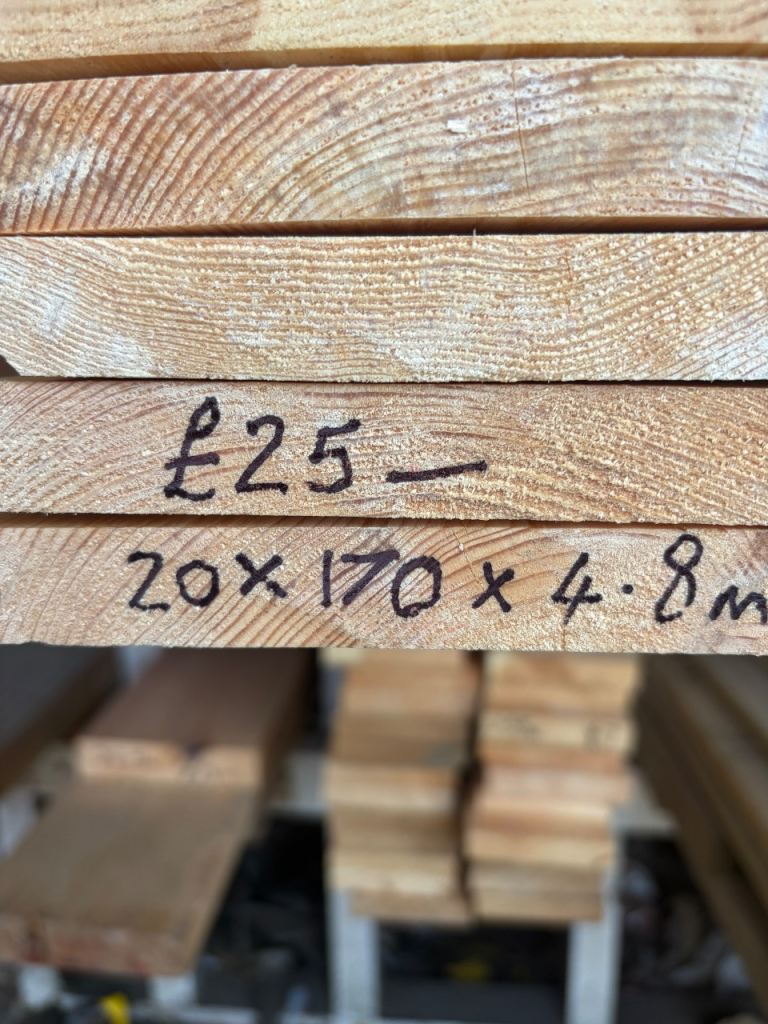 Antique timber t&g floor boards 4.8 m 