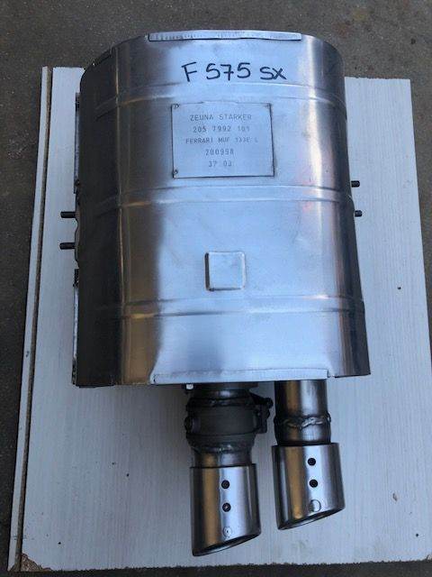 Exhaust silencers Ferrari 575