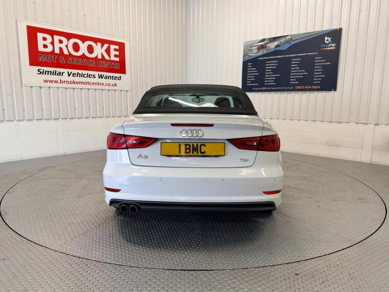 2015 Audi A3 Cabriolet 2.0 TDI S line Euro 6 (s/s) 2dr CONVERTIBLE Diesel Manual