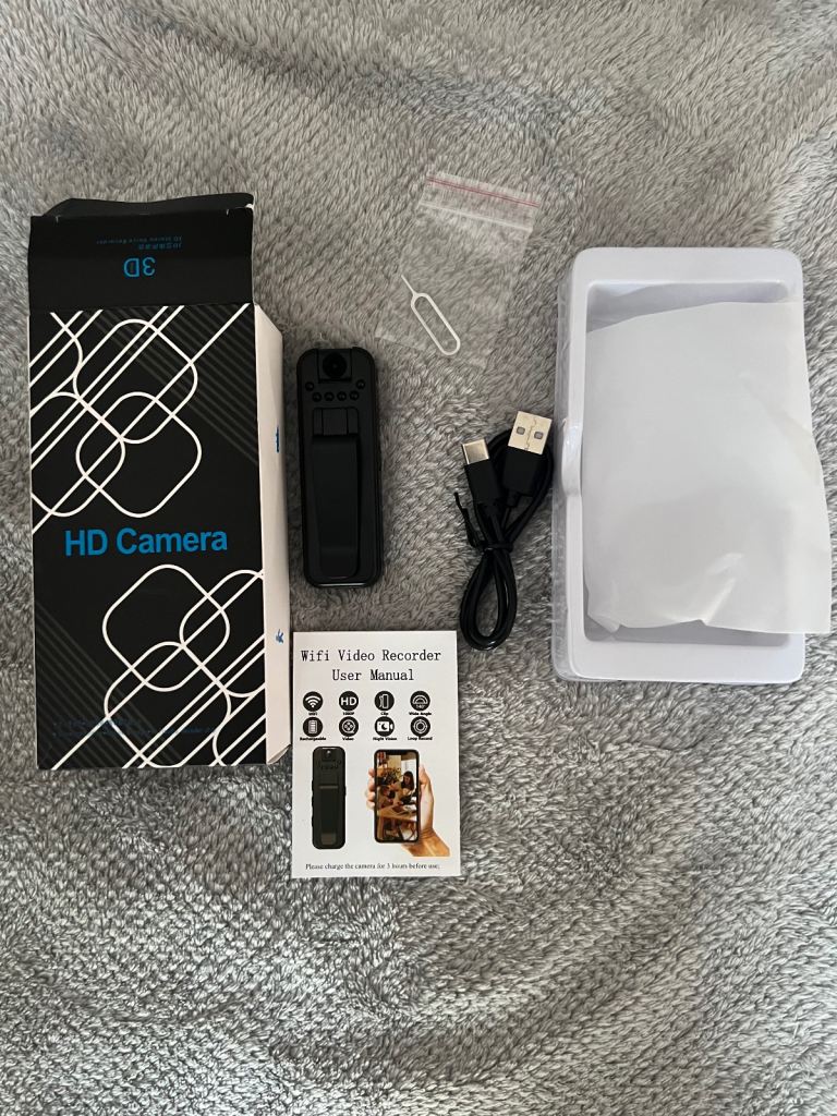 HD Body Camera wide angle home work security 