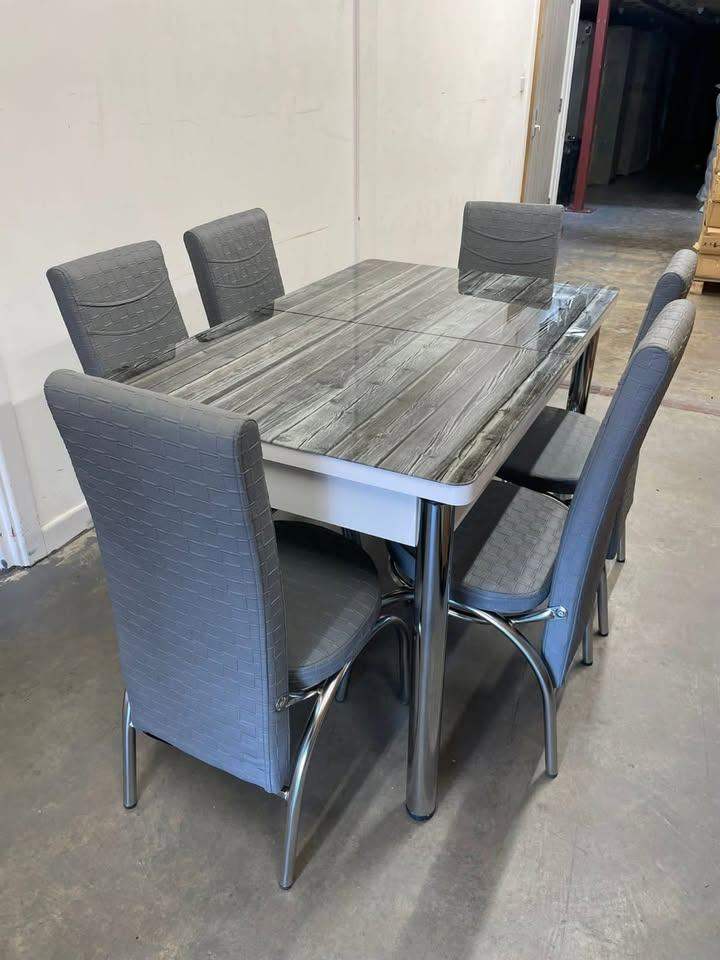 dining table and chairs.